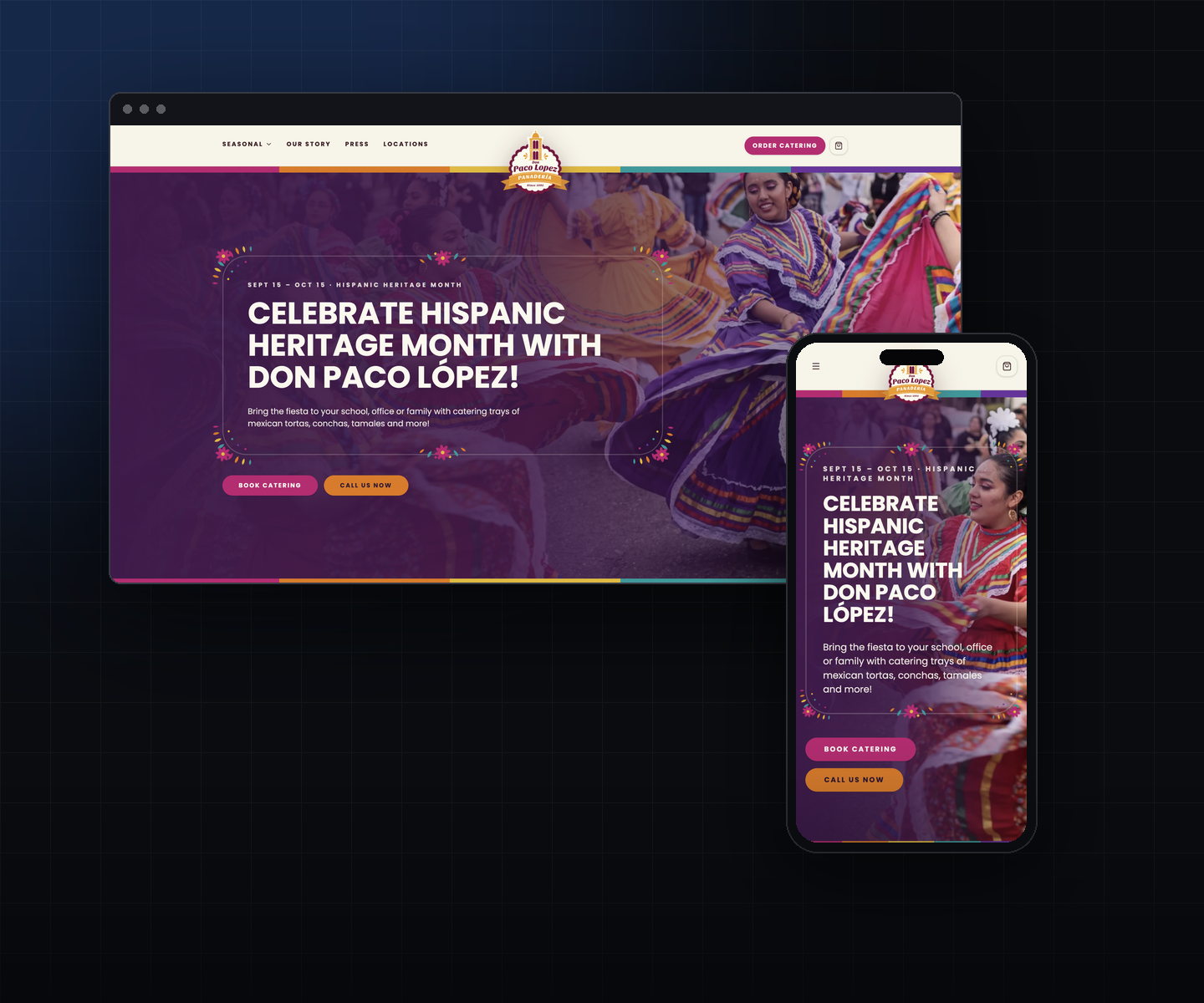 Don Paco López Panadería website preview