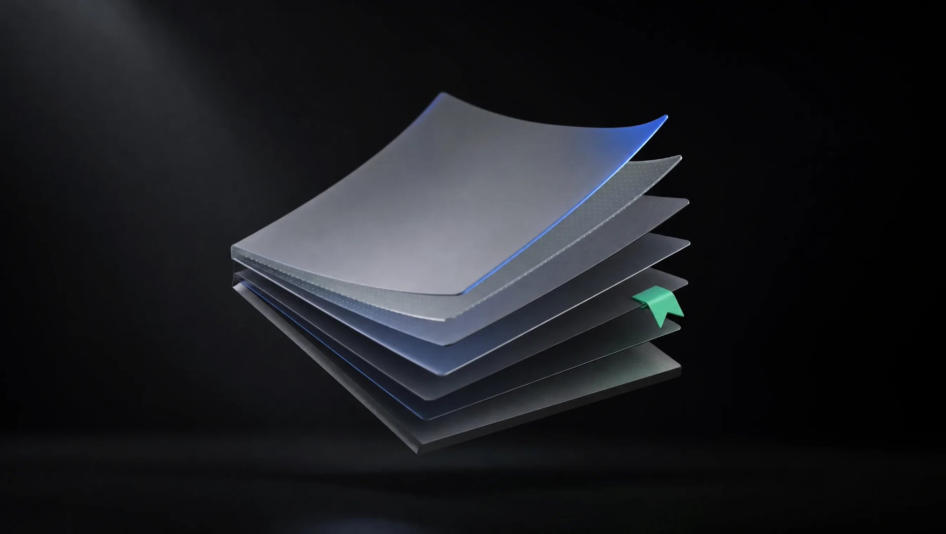 Blog and content creation stacked pages illustration