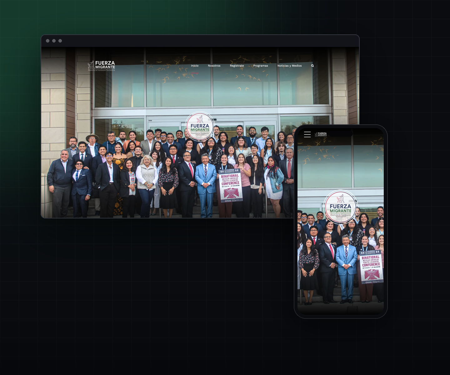 Fuerza Migrante website preview