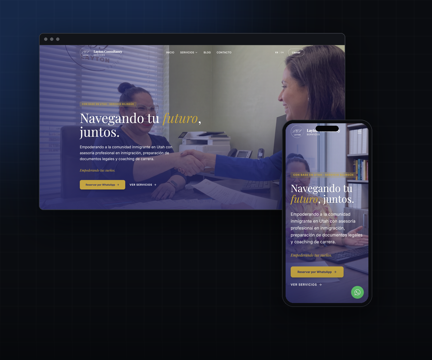Layton Consultancy Services website preview
